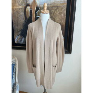 NWT Vince. Beige Cashmere Open Front Cardigan XS